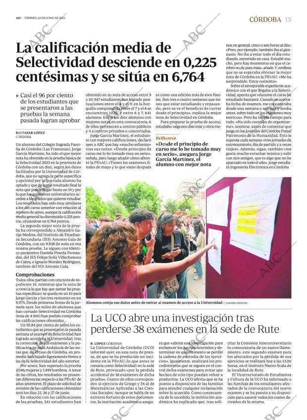 ABC CORDOBA 23-06-2023 página 15