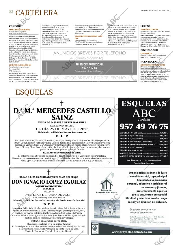 ABC CORDOBA 23-06-2023 página 52