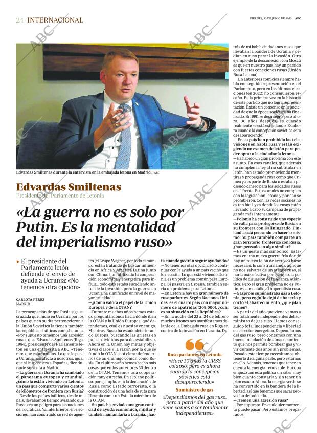 ABC MADRID 23-06-2023 página 24