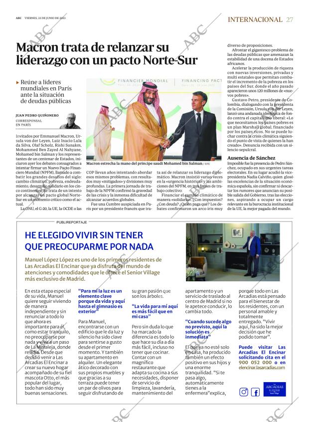 ABC MADRID 23-06-2023 página 27