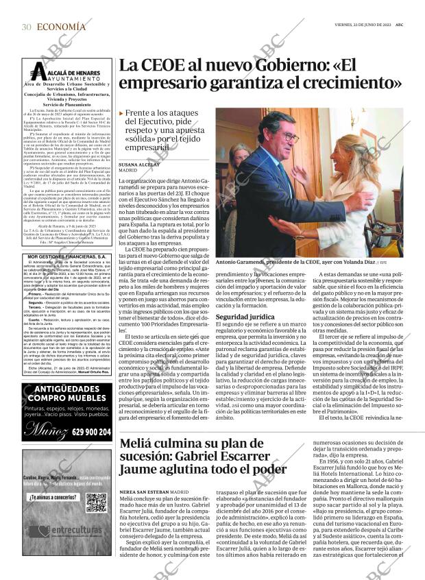 ABC MADRID 23-06-2023 página 30