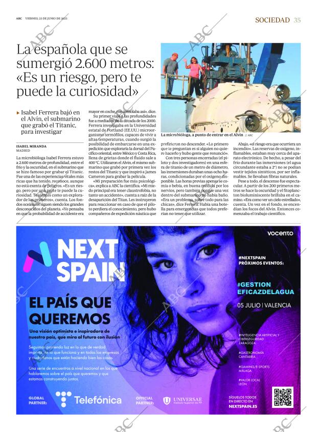 ABC MADRID 23-06-2023 página 35