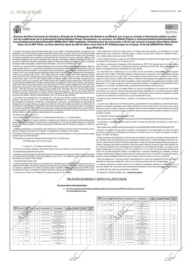 ABC MADRID 23-06-2023 página 42