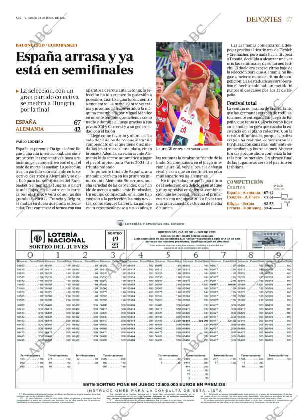 ABC MADRID 23-06-2023 página 47