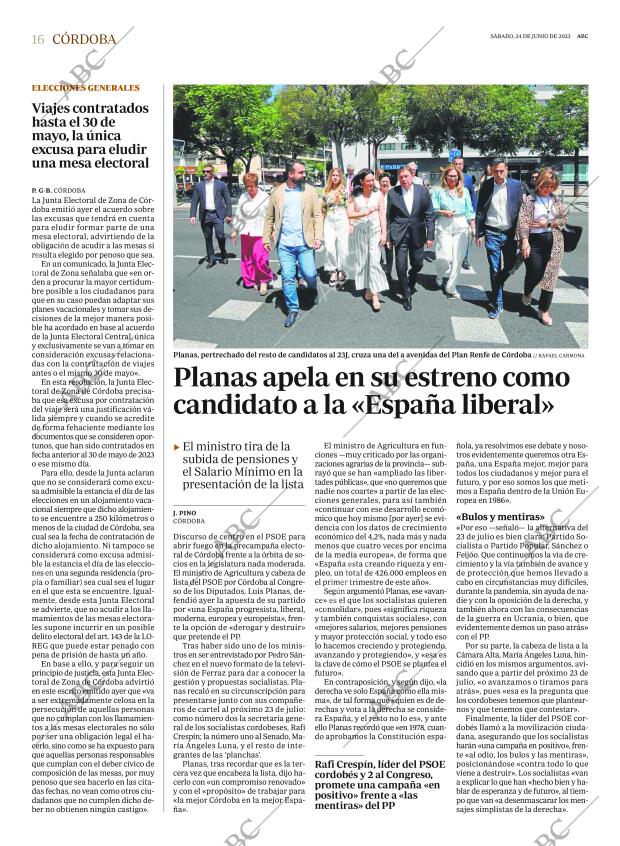 ABC CORDOBA 24-06-2023 página 16
