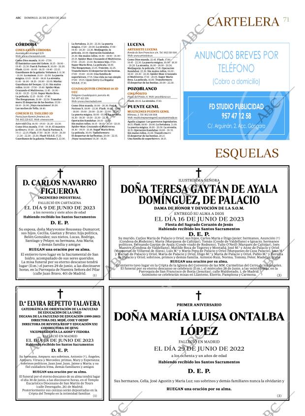 ABC CORDOBA 25-06-2023 página 71
