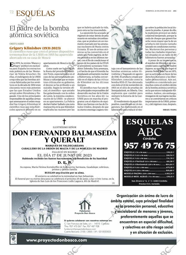 ABC CORDOBA 25-06-2023 página 72