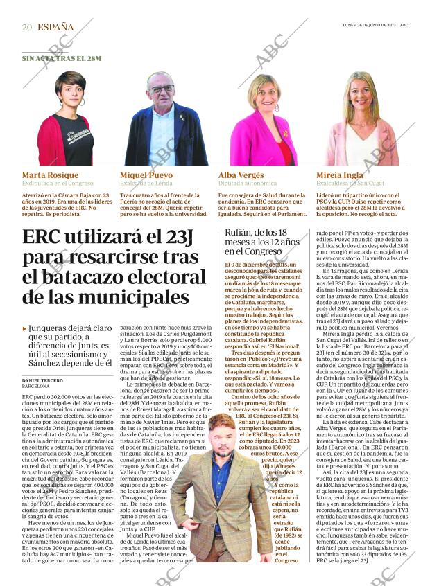 ABC MADRID 26-06-2023 página 20