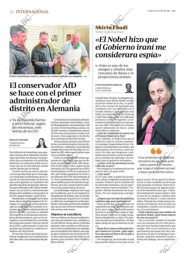 ABC MADRID 26-06-2023 página 26