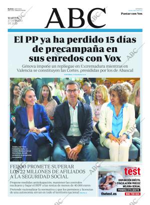 ABC MADRID 27-06-2023 página 1