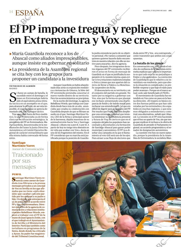 ABC MADRID 27-06-2023 página 14