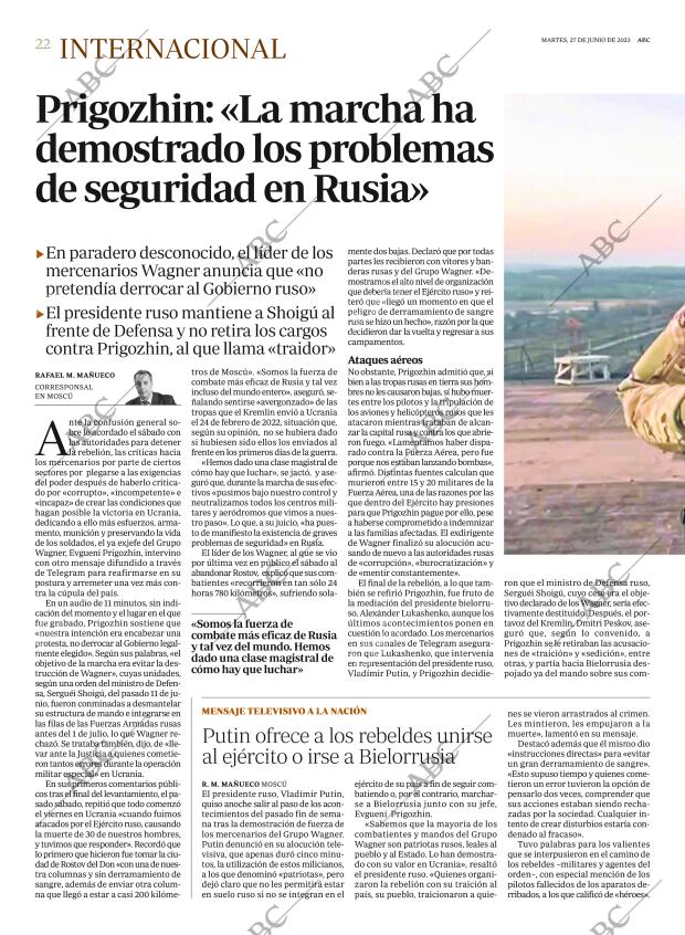ABC MADRID 27-06-2023 página 22