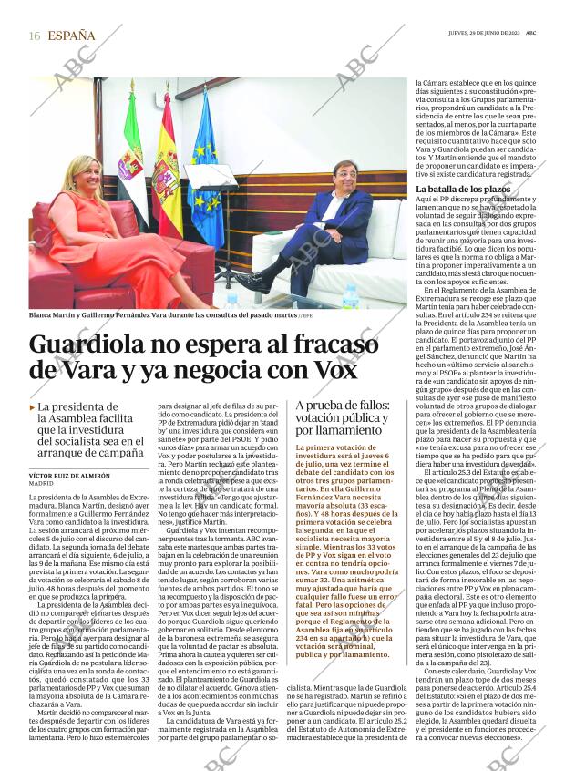 ABC MADRID 29-06-2023 página 16