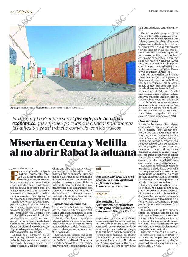 ABC MADRID 29-06-2023 página 22