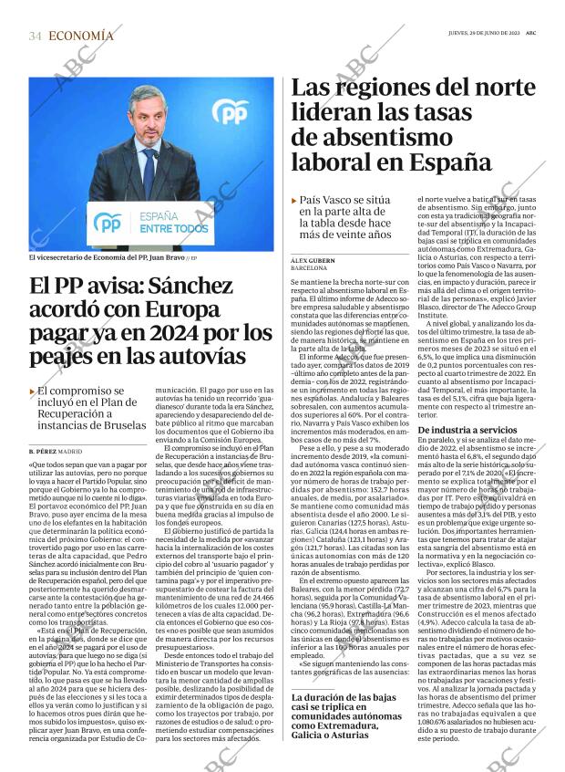 ABC MADRID 29-06-2023 página 34