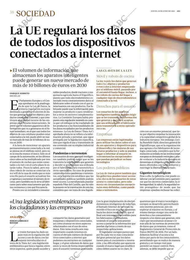 ABC MADRID 29-06-2023 página 38