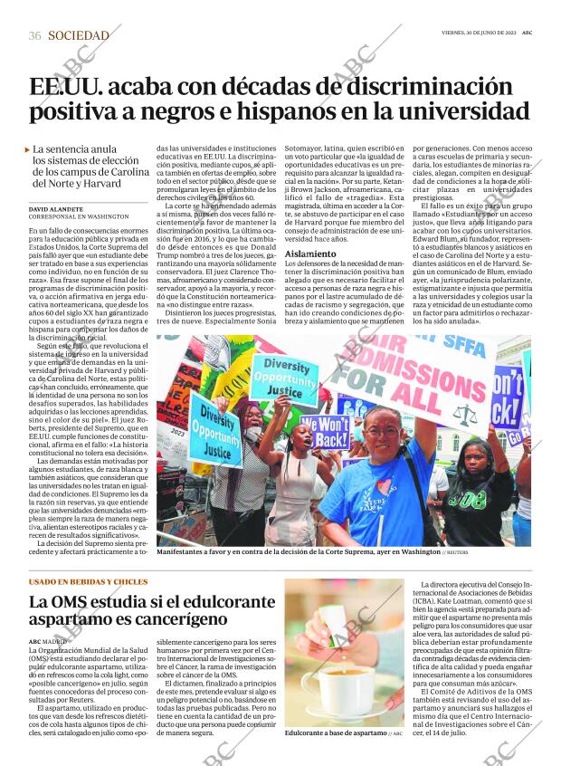ABC MADRID 30-06-2023 página 36
