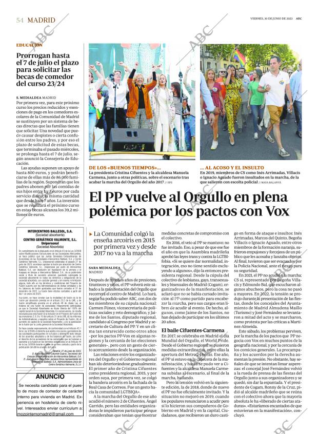 ABC MADRID 30-06-2023 página 54