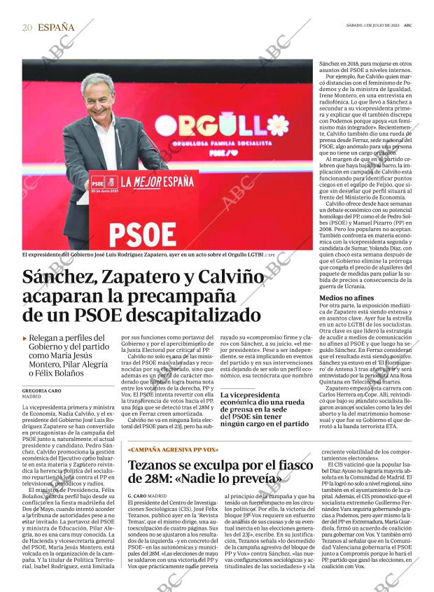 ABC MADRID 01-07-2023 página 20