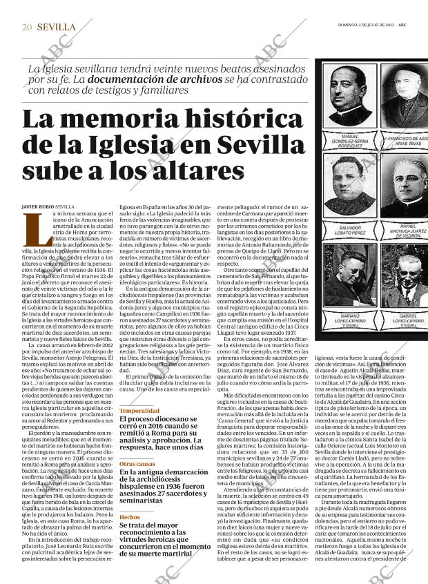 ABC SEVILLA 02-07-2023 página 20