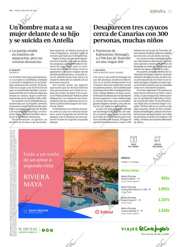 ABC MADRID 10-07-2023 página 23