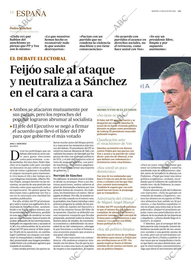 ABC MADRID 11-07-2023 página 14