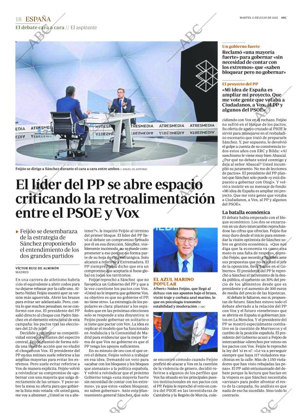 ABC MADRID 11-07-2023 página 18