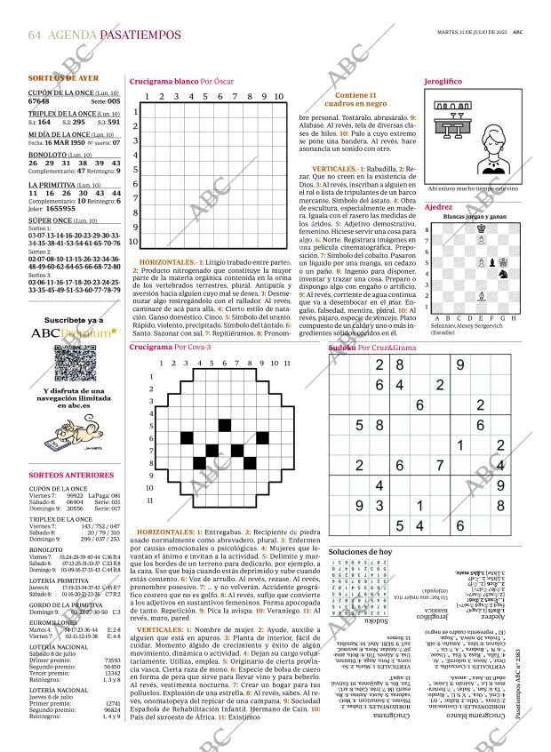 ABC MADRID 11-07-2023 página 64