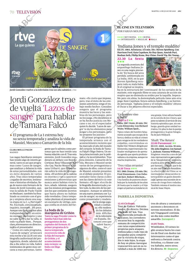 ABC MADRID 11-07-2023 página 70