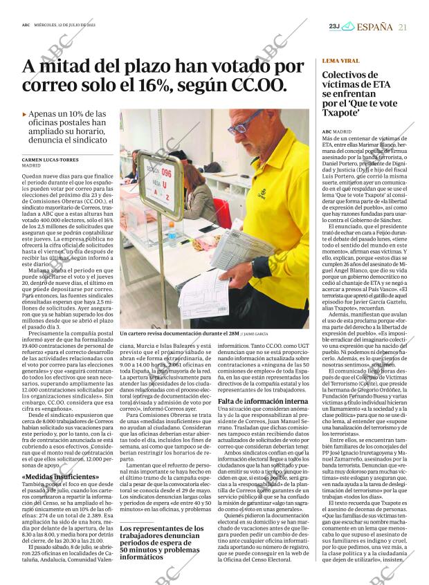 ABC MADRID 12-07-2023 página 21