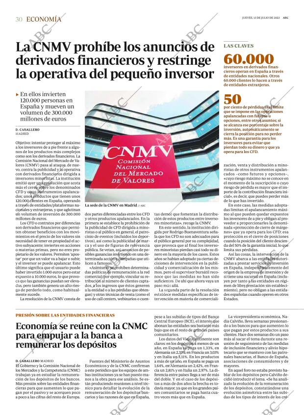 ABC MADRID 13-07-2023 página 30