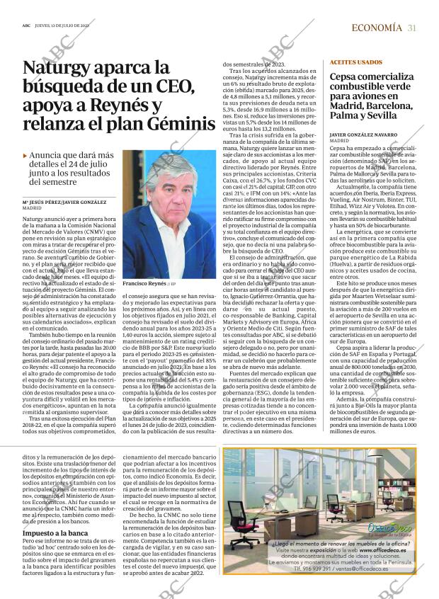 ABC MADRID 13-07-2023 página 31