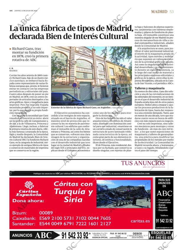 ABC MADRID 13-07-2023 página 53