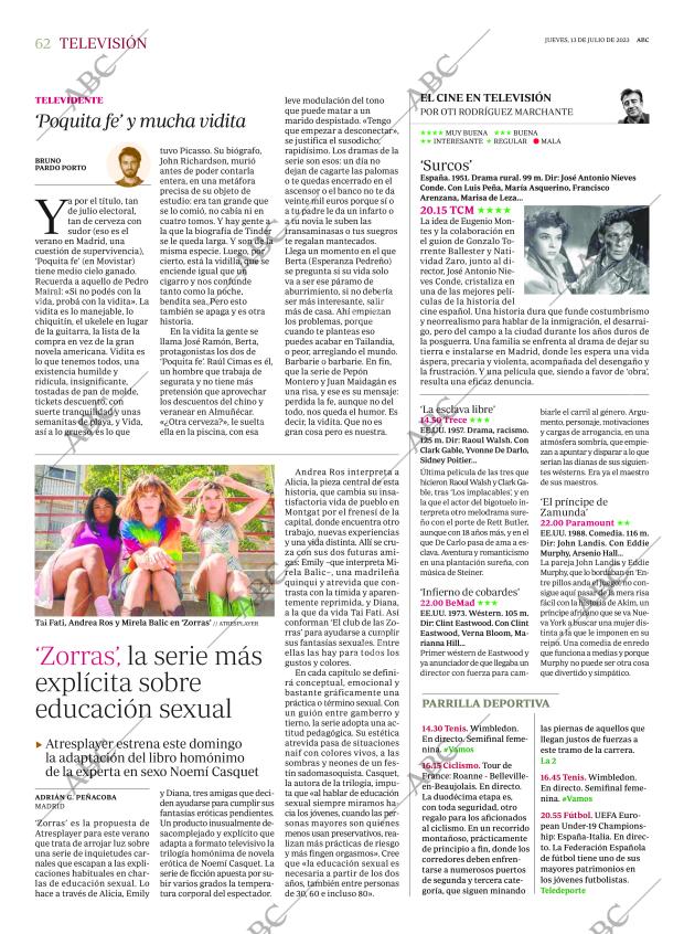 ABC MADRID 13-07-2023 página 62