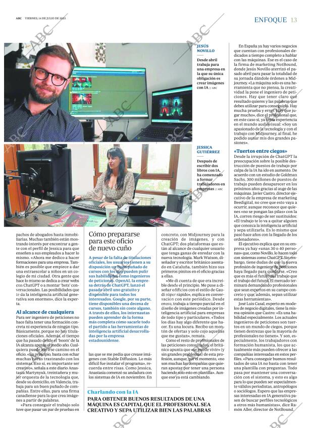ABC MADRID 14-07-2023 página 13