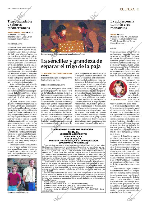 ABC MADRID 14-07-2023 página 41