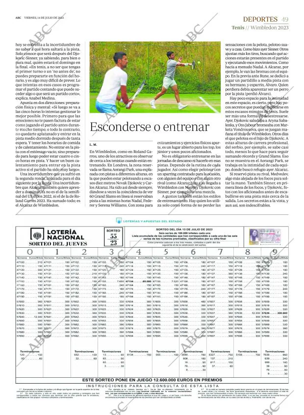 ABC MADRID 14-07-2023 página 49