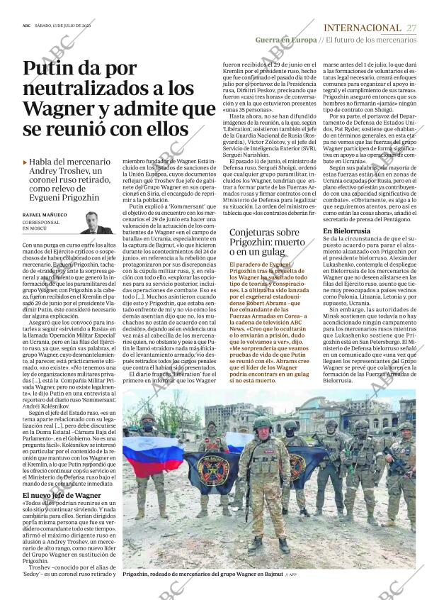 ABC MADRID 15-07-2023 página 27