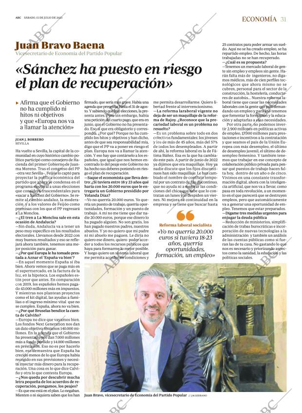 ABC MADRID 15-07-2023 página 31