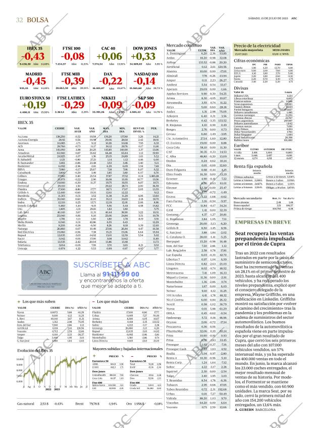 ABC MADRID 15-07-2023 página 32