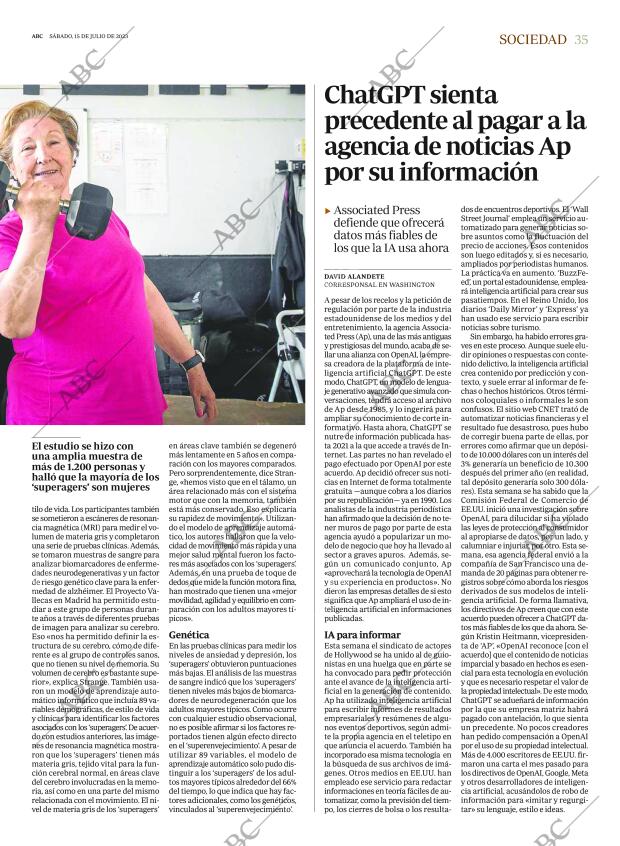 ABC MADRID 15-07-2023 página 35