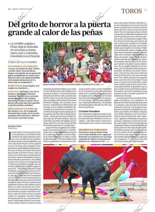 ABC MADRID 15-07-2023 página 41