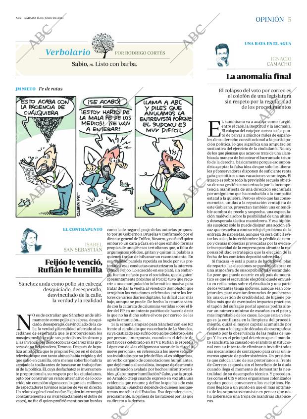 ABC MADRID 15-07-2023 página 5