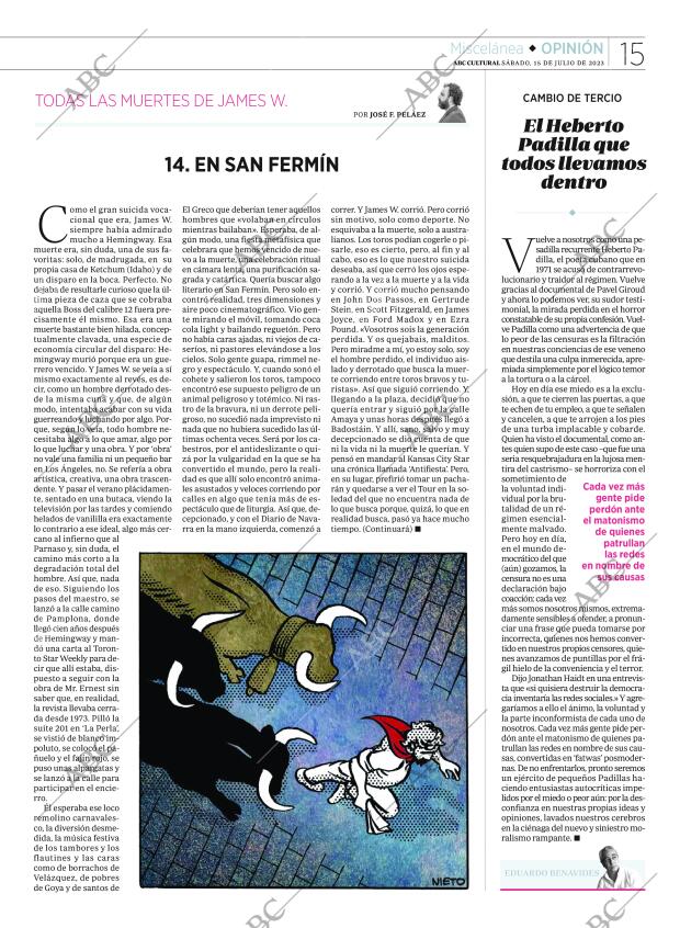 CULTURAL MADRID 15-07-2023 página 15