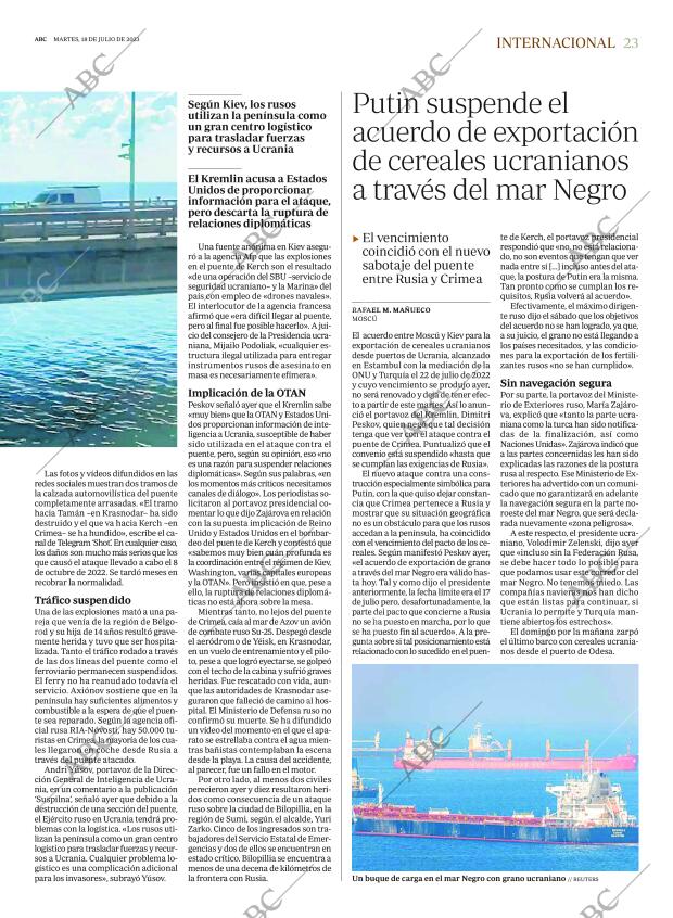 ABC MADRID 18-07-2023 página 23