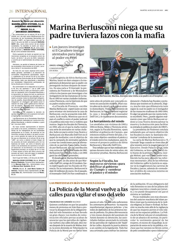 ABC MADRID 18-07-2023 página 26