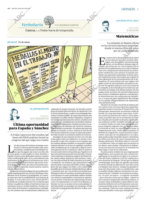 ABC MADRID 18-07-2023 página 5