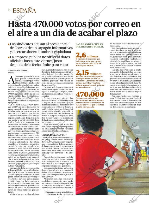 ABC MADRID 19-07-2023 página 14