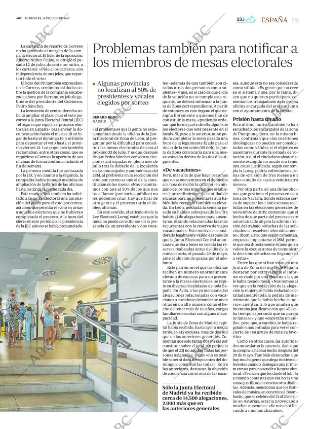 ABC MADRID 19-07-2023 página 15