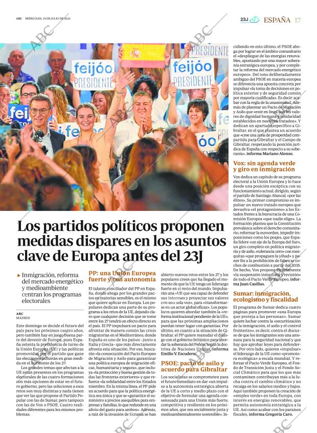 ABC MADRID 19-07-2023 página 17